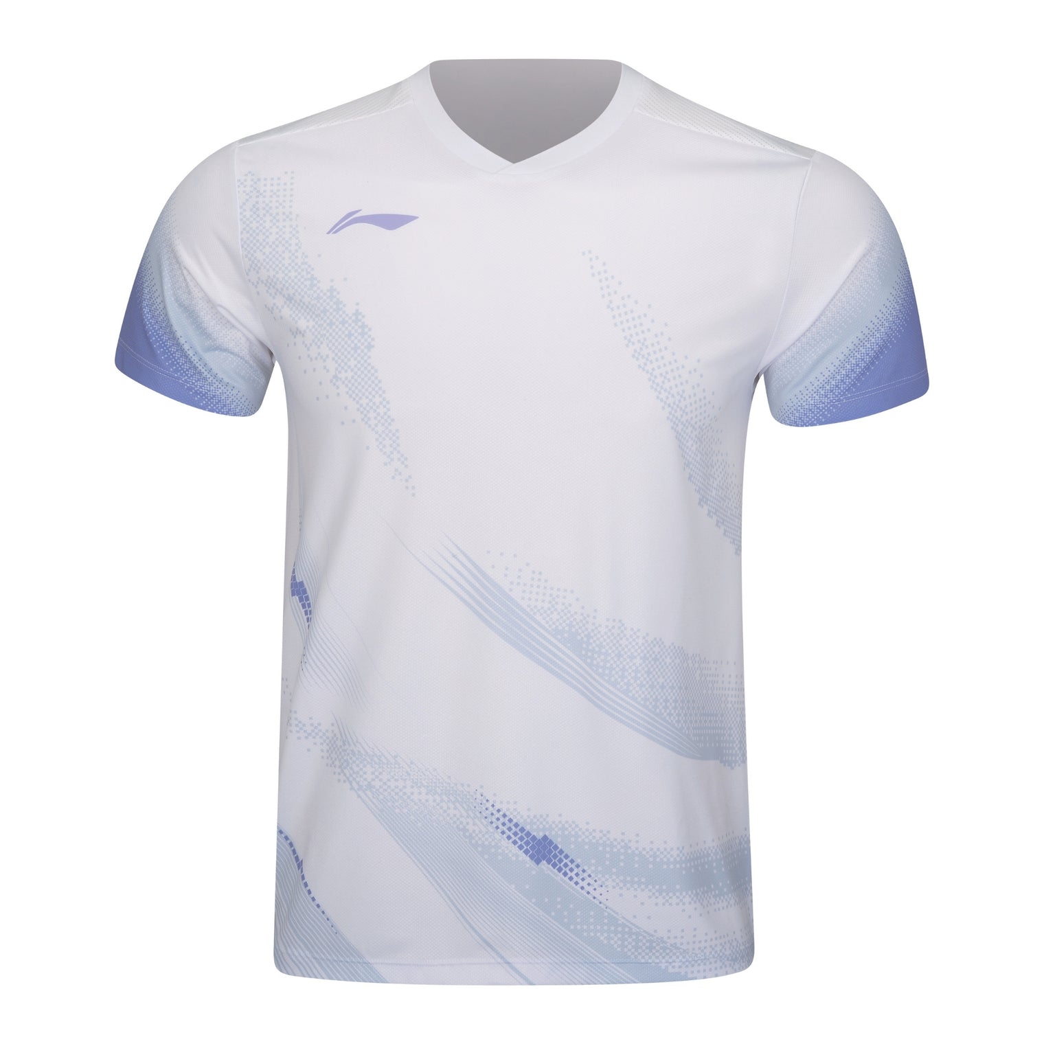 Li-Ning Badminton Series V-Neck T-Shirt - White