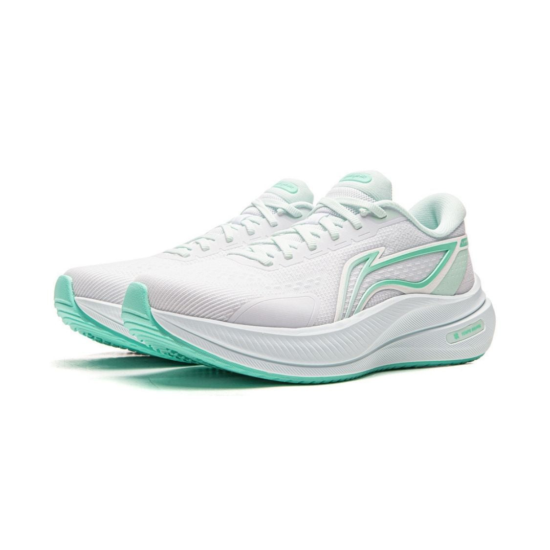 Li-Ning Yueying 5 Running Shoes - White and Green