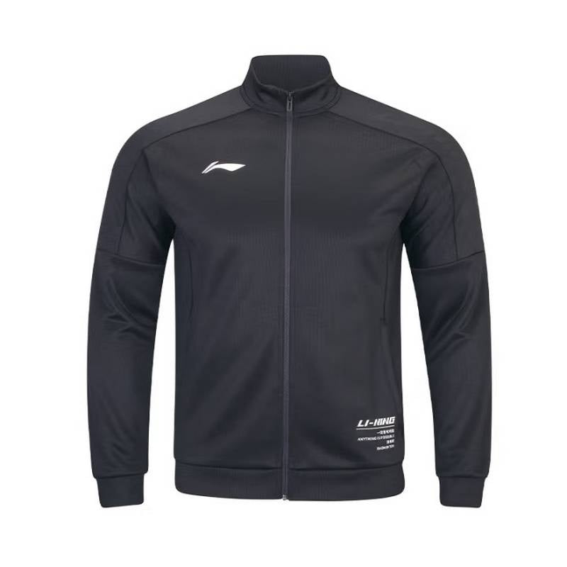 Li-Ning Black Tracksuit Top Black