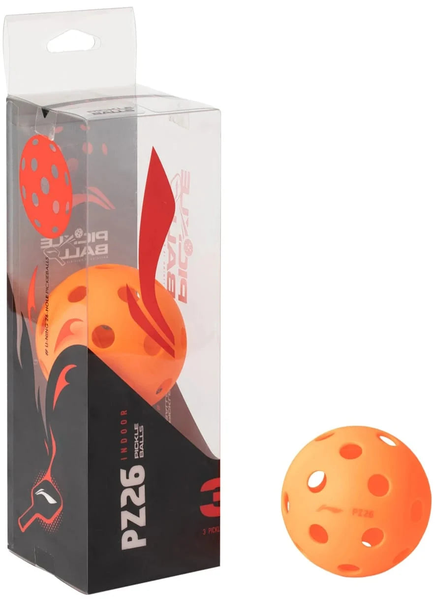 Li Ning PZ26 Pickleball Indoor Training Ball 3-Pack