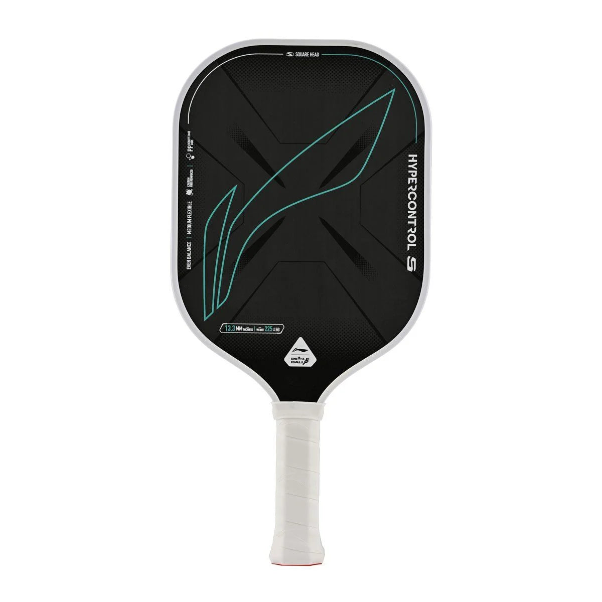 Li Ning HyperControl 5 Pickleball Paddle in Black and White