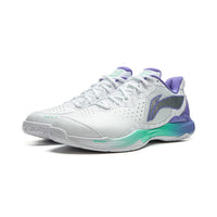 Li-Ning Thunder V2.0 Badminton Shoes - White and Purple